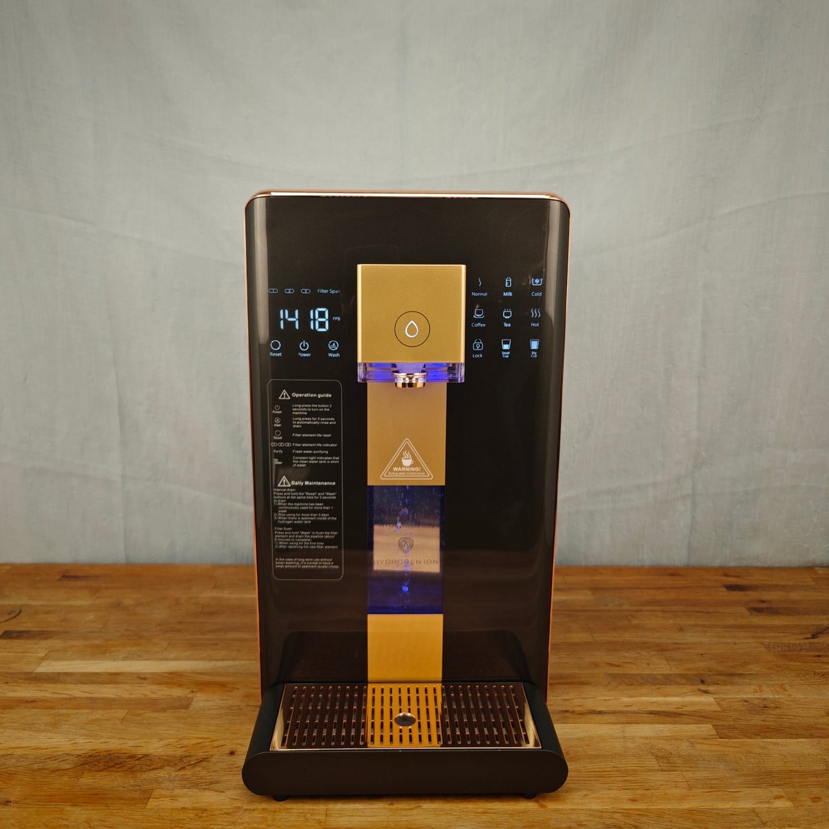 KW-01 Hydrogen-Rich Water Purifier Dispenser | Multi-Temperature Smart Filtration System