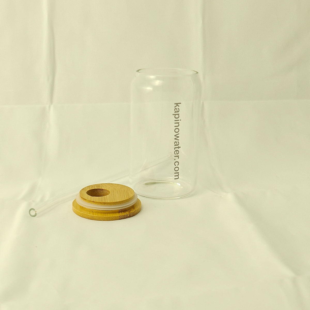 Premium Glass Cup Set | Bamboo Lid & Borosilicate Glass Straw