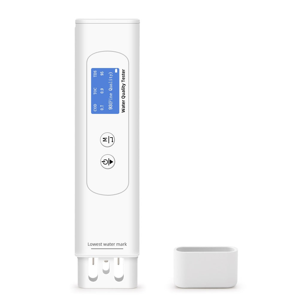 Handheld 6-in-1 smart water tester and analyzer device (SKU 901).